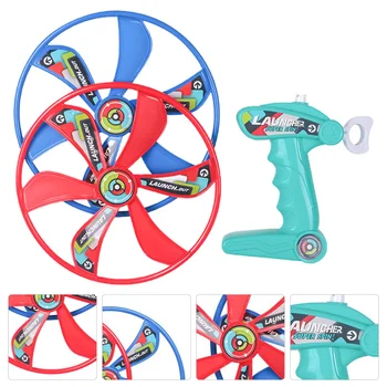 1 комплект детских классических спортивных летающих дисков Пластиковая безопасная летающая тарелка Игрушка Случайный цвет