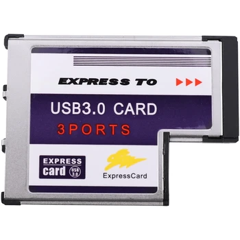 3 порта внутри адаптера USB 3.0 для Express Card 54 мм, чипсет FL1100