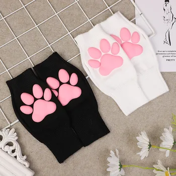 3D Силиконовые перчатки с кошачьими когтями, Эластичные Дышащие Модные Перчатки для милой девушки, Аксессуары для ролевых игр в стиле Лолиты, Рукавицы для косплея на Хэллоуин