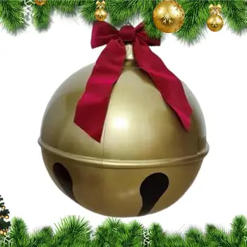 45/60 см, открытый рождественский надувной шар, украшенный ПВХ, гигантские шары, Украшение для елки, надувной игрушечный шар, рождественские принадлежности