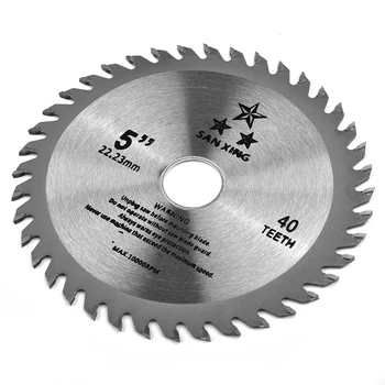 5-дюймовый 125-мм режущий диск Мини-циркулярная пила для дерева, пластика, металла, Вращающиеся режущие инструменты с 40 зубьями
