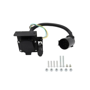 7-контактный, 4-контактный разъем для подключения к розетке для прицепа, электрический разъем 12 В, адаптер для Rv Caravan, США