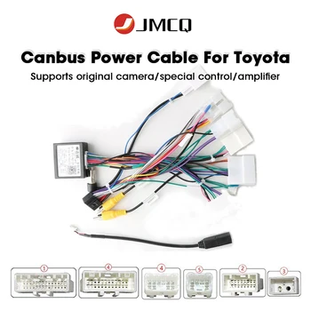 JMCQ Toyota High wiring 16-контактный Адаптер Жгута Проводов Android Для Toyota Corolla/Camry/RAV4 С Canbus