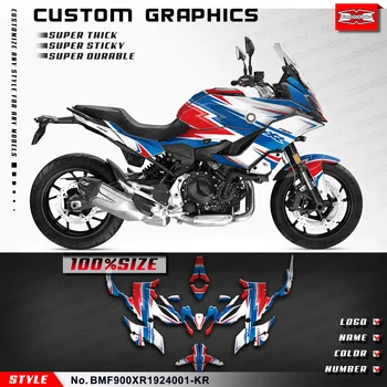 KUNGFU GRAPHICS Custom Motorcycle Sticker Decal Kit для BMW F900XR 2019 2020 2021 2022 2023 2024, BMF900XR1924001-KR