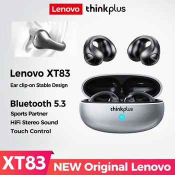 Lenovo XT83 II Earclip Bluetooth 5.3 Наушники Беспроводные Наушники С Микрофоном Водонепроницаемые Наушники HiFi Стерео Беспроводные Наушники