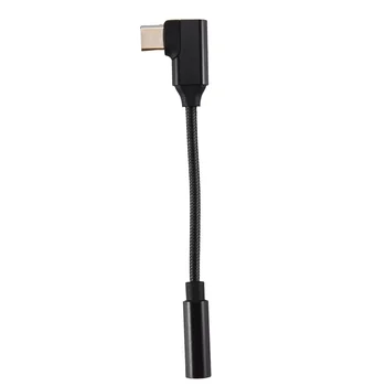 Адаптер для наушников USB C-3,5 мм 90 Градусов Type C Портативный Усилитель Для Наушников DAC для iPad Pro Huawei Samsung Galaxy