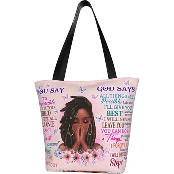Афроамериканская сумка-тоут, сумка через плечо, повседневная сумка для черной девушки, для работы, путешествий, деловых покупок на пляже