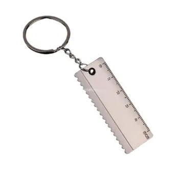 Брелок для ключей 5 см, маленькая мини-линейка, брелок для ключей, брелок для ключей, подарок для мужчин и женщин, подарок Портативный
