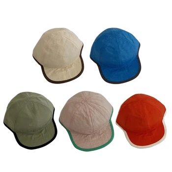 Дышащая детская шапочка L5YF, мягкая тонкая кепка рыбака, детская бейсболка, аксессуар для кемпинга
