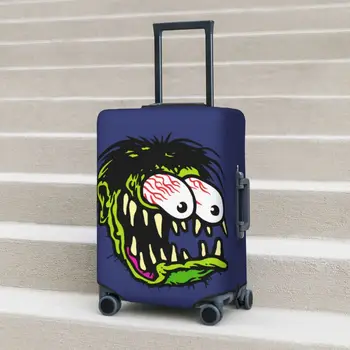 Забавный чехол для чемодана с Мультяшным монстром Fink Rat Cruise Trip Protector, Аксессуары для веселого полета, Рождественский Подарок для багажа