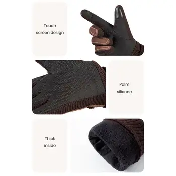 Зимние перчатки для активного отдыха Ветрозащитные Перчатки для рыбалки и бега с сенсорным экраном для зимнего активного отдыха Touch for Winter