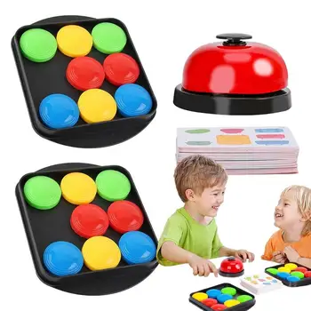 Игра по подбору цветов, блоки для распознавания цветов, головоломка, веселая настольная игра, интерактивные игрушки для 3 мальчиков и девочек