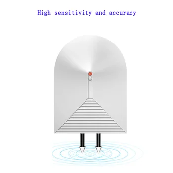 Интеллектуальное Обнаружение Утечки 433 МГЦ Высокочувствительный Детектор Уровня Воды Настенный Беспроводной Сигнал Тревоги Погружения В Воду
