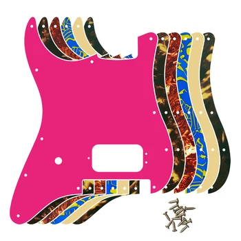 Качественная Накладка для гитары Xinyue - Для США С 11 Отверстиями для винтов Strat С накладкой Floyd Rose Tremolo Bridge Humbucker Single H