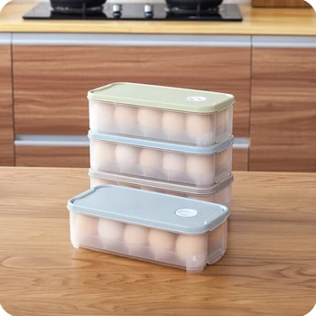 Качественный кухонный полипропиленовый ящик для хранения, Органайзер для домашних контейнеров для еды, инструменты для хранения яиц в холодильнике, 10/20 Ящиков для хранения яиц