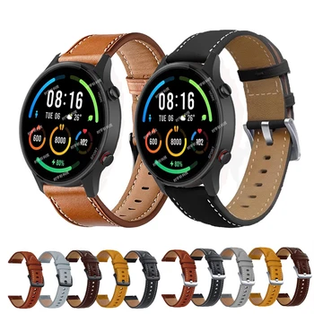 Кожаный Ремешок 22 мм Для Xiaomi Watch Color Smartwatch Sport Band Для Xiaomi Watch S1 Pro/S1 Active/S2 42 мм 46 мм/Цветной Браслет 2