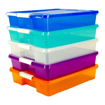 Коробка для хранения 12x12, разных цветов, футляр на 5 штук, коробка для обуви, акриловые органайзеры для хранения, коробка для хранения