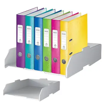 Лоток для бумаги, штабелируемый держатель для бумаги с приподнятыми по высоте краями, держатель для бумаги для файлов, стеллаж для хранения книг, организация классной комнаты для опрятности