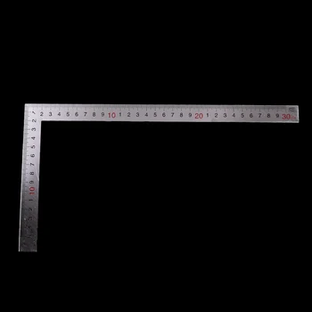 Метрическая линейка из нержавеющей стали 150 x 300 мм с углом наклона 90 градусов, квадратная линейка Mitre