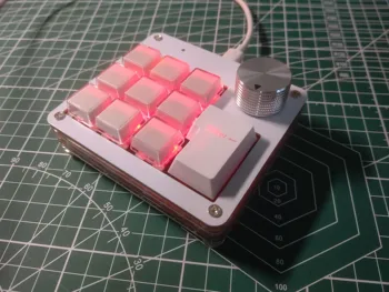 Механическая игровая клавиатура с 10 клавишами Media Office Red Light
