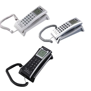 Мини-настенный телефон, телефон для настольного монтажа, проводной стационарный телефон, стационарный телефон для дома, отеля, школы, офиса