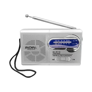 Многофункциональное радио BC-R119, Мини Портативное AM FM-радио, Домашнее дорожное радио