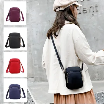 Модная женская сумка через плечо на молнии для мобильного телефона, женская многофункциональная сумка, наручный кошелек, Новинка 2023 года