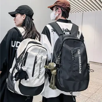 Модный студенческий рюкзак для колледжа, нейлоновый рюкзак для ноутбука большой емкости, школьная сумка для подростков среднего возраста, Водонепроницаемый рюкзак для путешествий