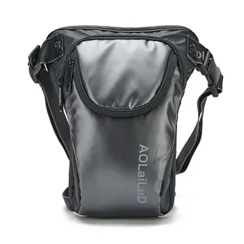 Мужская сумка для ног, поясная сумка для мотоциклиста, водонепроницаемая нейлоновая спортивная мужская сумка-мессенджер через плечо, набедренный ремень, набедренные сумки