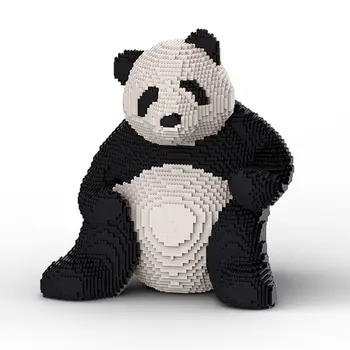 Набор игрушек-конструкторов Cute Panda Sculpture для коллекции 5749 шт. MOC