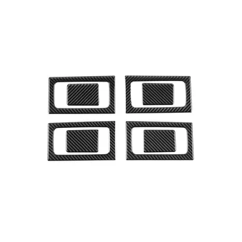 Наклейки для отделки внутренней дверной ручки автомобиля на 2009-2014 гг. Аксессуары - Мягкое углеродное волокно