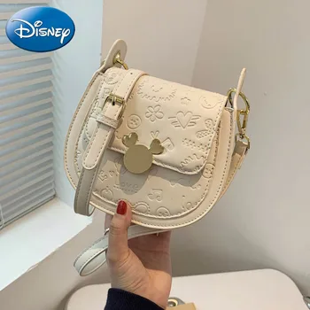 Новая женская сумка через плечо Disney 2023, модная женская сумка высокого класса, повседневная и универсальная седельная сумка