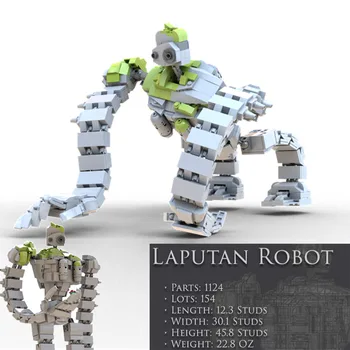 Новый Робот MOC The Laputan Robot Fit MOC-20801 Sky City-Модель Робота Laputa, Строительные Блоки, Кирпичи, Детские Игрушки, Подарки На День Рождения Для Мальчиков