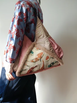 Осенне-зимние женские плюшевые сумки через плечо, сумки-мессенджеры для женщин, роскошные плюшевые Новые сумки оригинального дизайна, сумки в китайском стиле