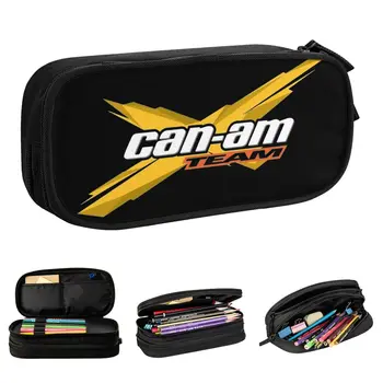 Пеналы с логотипом команды Can I Am, Креативная сумка для ручек, Студенческие Школьные принадлежности Большой емкости, Подарки, Пеналы