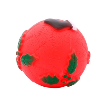 Пищащая игрушка для собак для маленьких и крупных собак 3-дюймовый мягкий мяч для щенков Жевательная игрушка 6XDE