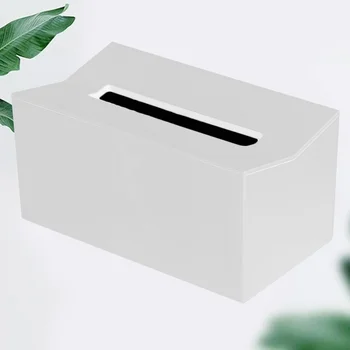 пластиковый водонепроницаемый держатель для туалетной бумаги 1шт, настенный держатель для бумаги со свободным креплением для кухни в ванной комнате (белый)