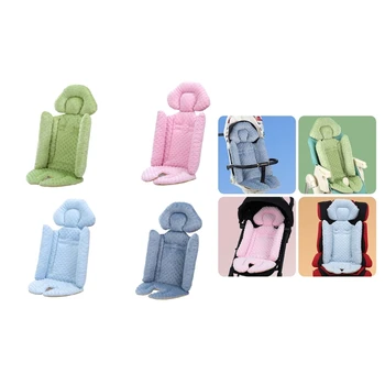 Подушка для детской коляски, дышащий вкладыш для коляски, мягкий детский коврик для новорожденного, подушка для детской коляски для малышей