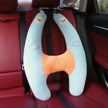 Подушка для путешествий для детей Эргономичный дизайн для комфортного сна в машине, подушка для шеи, мягкая и поддерживающая для длительных поездок