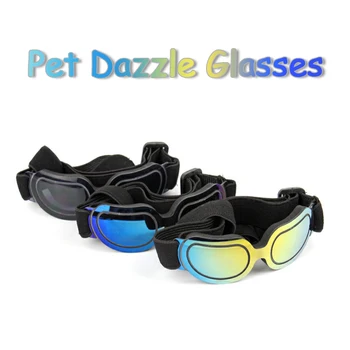 Регулируемые защитные очки для домашних собак, Солнцезащитные очки, солнцезащитные очки с защитой от ультрафиолета, Защитные очки для маленьких средних и крупных собак, кошек