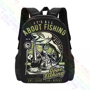 Рюкзак Gone Fishing Addict Gilden Bass Trout Fly PikeBackpack большой емкости, новейшие сумки для путешествий