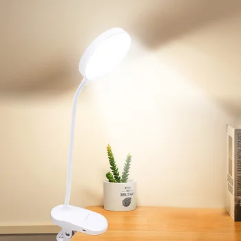 Светодиодный светильник для чтения книг с защитой для глаз, 3 цвета, светодиодная настольная лампа, ночник, прикроватная тумбочка для спальни, настольная USB-лампа