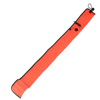 Сигнальная трубка для подводного плавания на поверхности 1 м, сигнальный буй SMB, сигнальная трубка для обеспечения безопасности видимости, красная