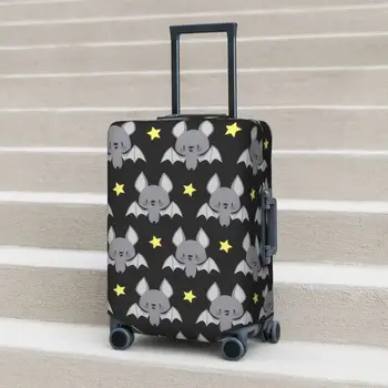 Симпатичный чехол для чемодана с принтом летучей мыши, Новая Забавная Практичная защита для бизнеса, Принадлежности для багажа, Новогодний перелет