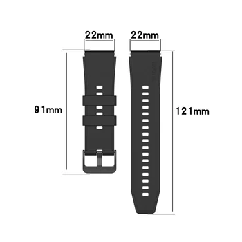 Сменные Ремешки Для Huawei Watch GT2 GT3 GT3 3 2 Pro 46 мм SE Браслет 22 мм Оригинальные Силиконовые Ремешки Официальный Браслет Ремень