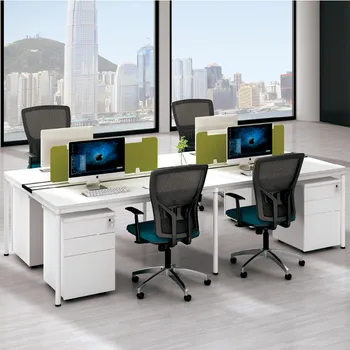 Современная рабочая станция стандартная алюминиевая мебель офисный рабочий стол компьютерный стол для открытой площадки