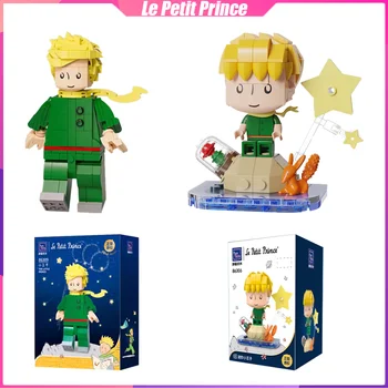 Строительные блоки Le Petit Prince Кукла классической формы Украшение рабочего стола Сборка пазлов Модели игрушек Подарки на день рождения для детей