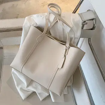 Сумка большой емкости для женской сумки 2021 новая модная повседневная сумка-тоут для интернет-знаменитостей ins class портативная сумка на одно плечо
