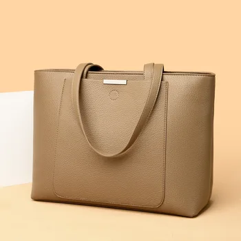 Сумка большой емкости, женская модная сумка-тоут для пригородных поездок, новинка 2023 года, женская сумка через плечо
