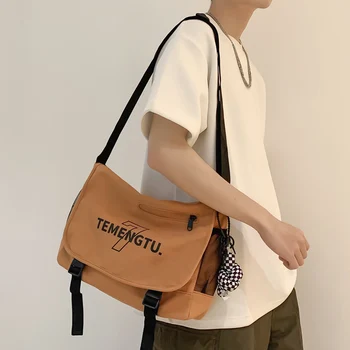 Сумка-мессенджер Спортивная сумка для мальчиков Модный тренд Школьная сумка для молодых студентов Повседневная сумка через плечо